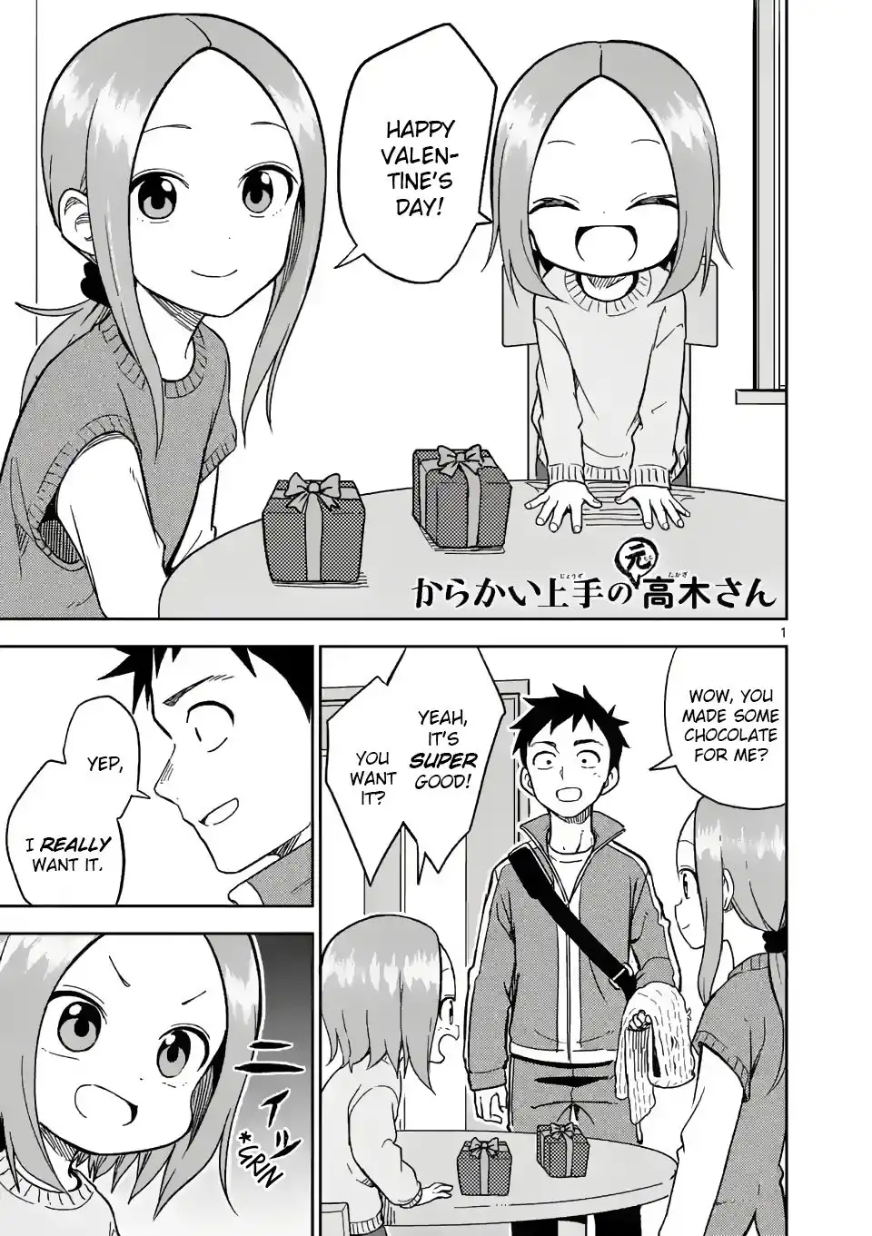 Karakai Jouzu no (Moto) Takagi-san Chapter 173 1